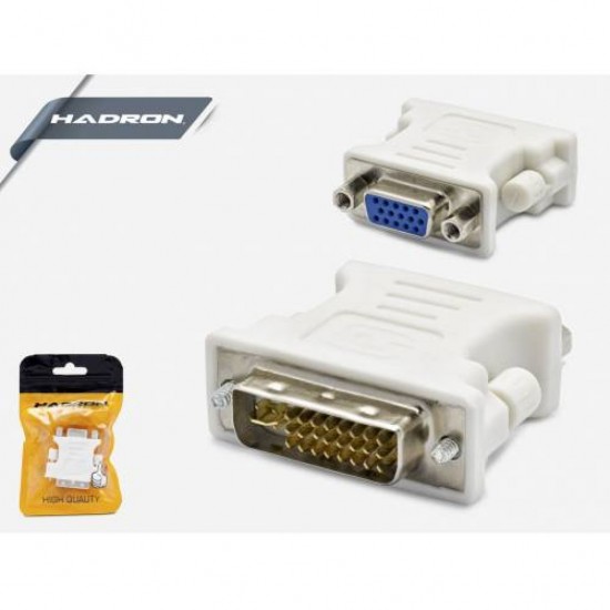 HADRON DVI TO VGA F  24+5 ÇEVİRİCİ ( BEYAZ )