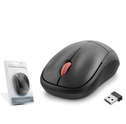 NODAR KABLOSUZ MOUSE 2.4GHZ 1200 DPİ - SİYAH ND3409