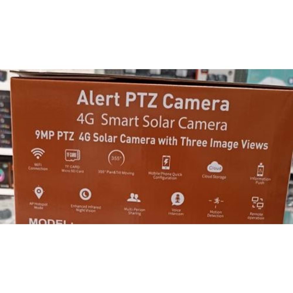 APRONX APX-WSP368OZ 9MP 10X ZOOM 4G SOLAR 2.8MM-12MM IKI KAMERA PTZ