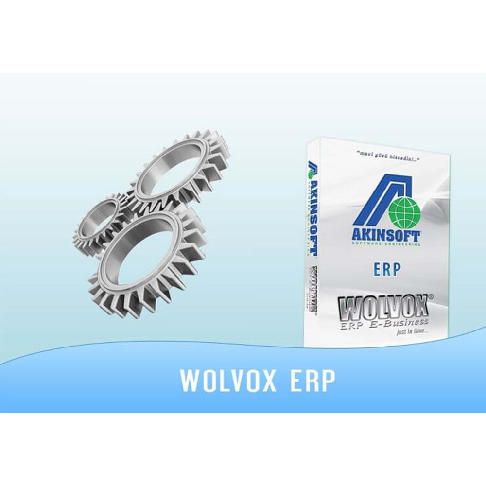 AKINSOFT Wolvox 9 ERP MUHASEBE + E FATURA