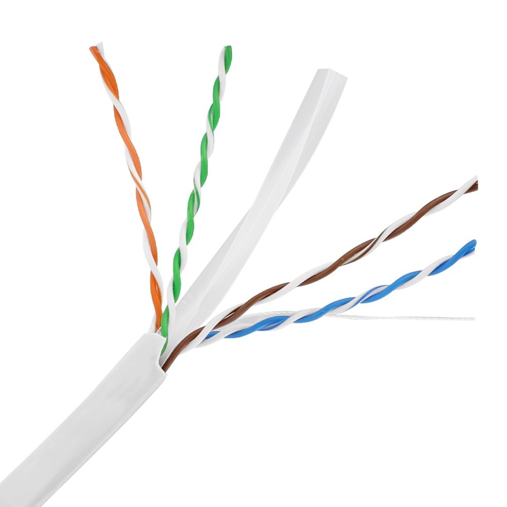S-LINK SL-CAT608 UTP 305M 24AWG 6MM CAT6 GRI NETWORK KABLOSU