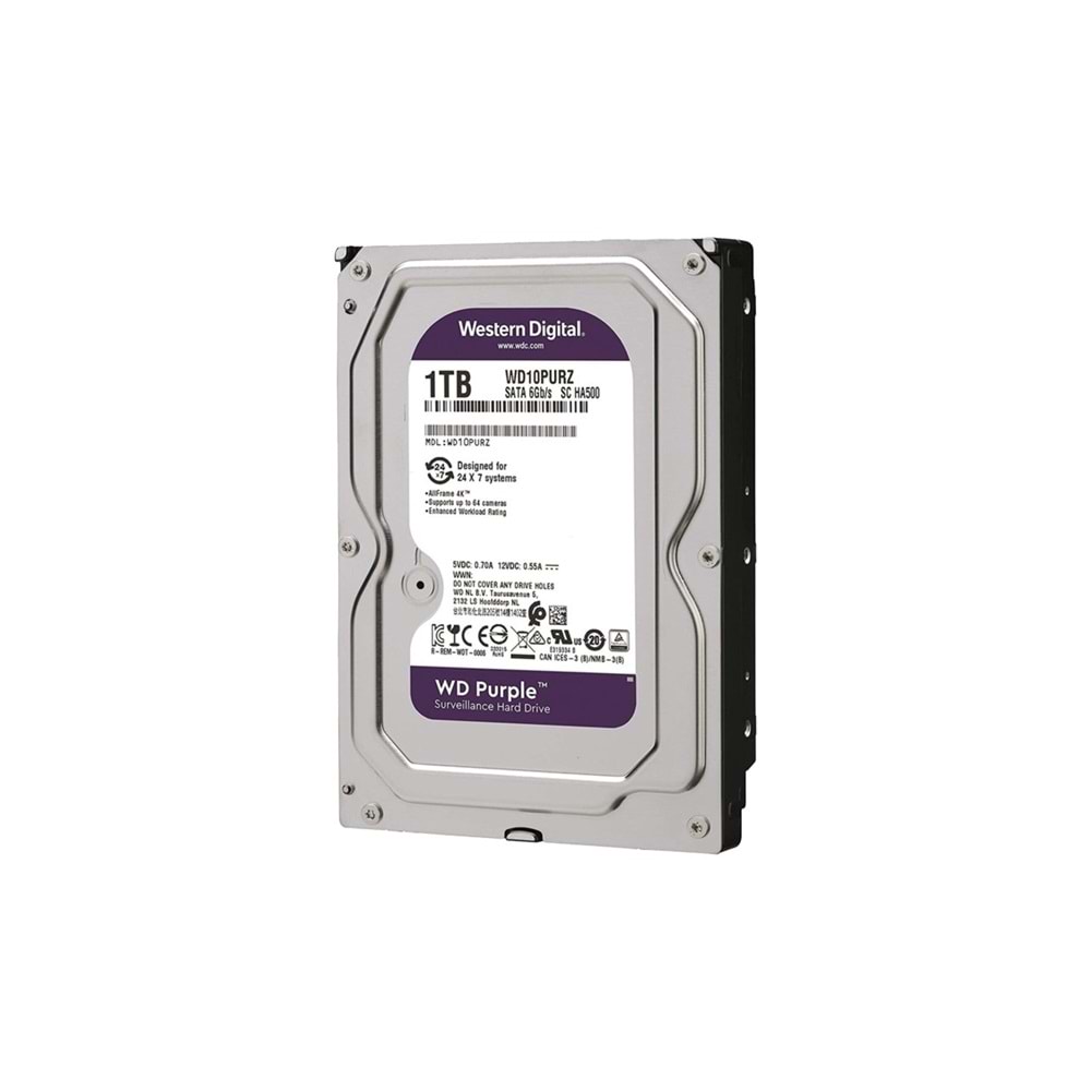 WESTERN DIGITAL WD10PURZ PURPLE 3.5