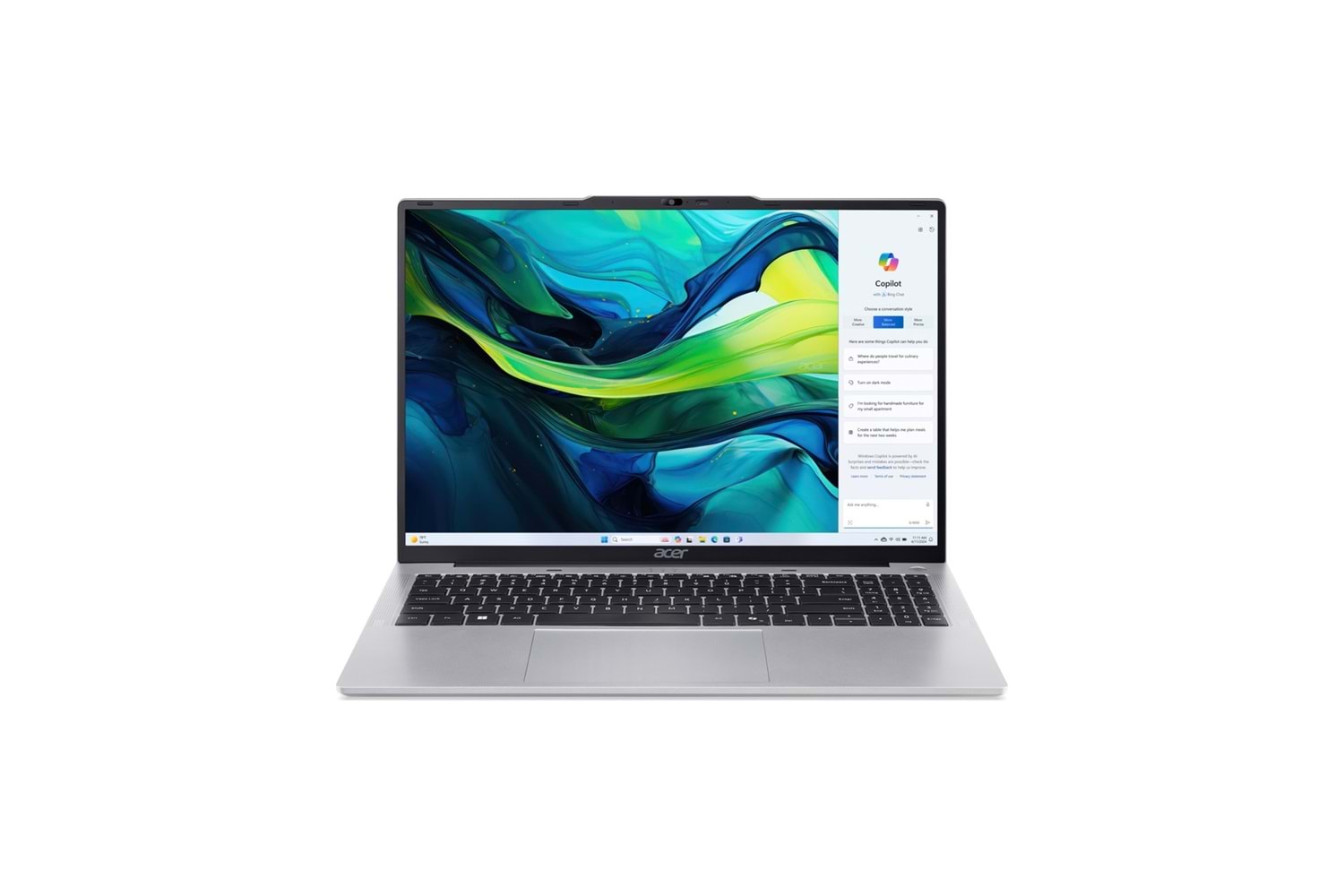 ACER İ3 13.NESİL 8 GB DDR5 RAM 256GB M.2 NVME SSD 16