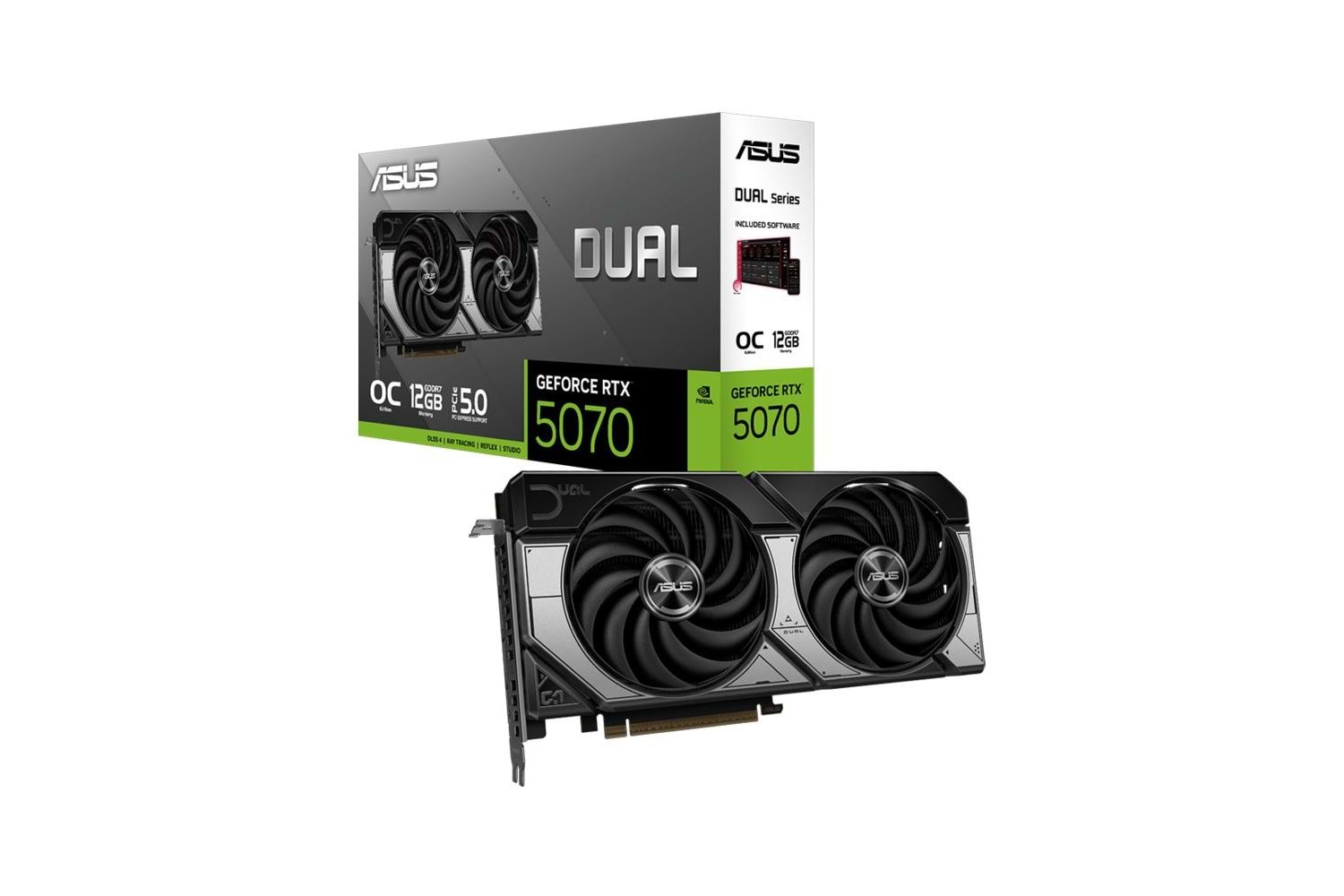 ASUS Dual GeForce OC RTX5070 12GB 192BIT GDDR7 EKRAN KARTI