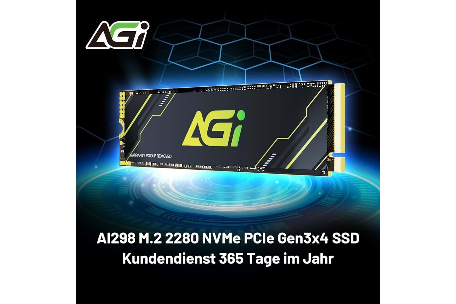 Agi AGI1T0GIMAI298-CB 1TB 3200MB/1700MB PCIe Gen3 NVMe 2280 M.2 SSD
