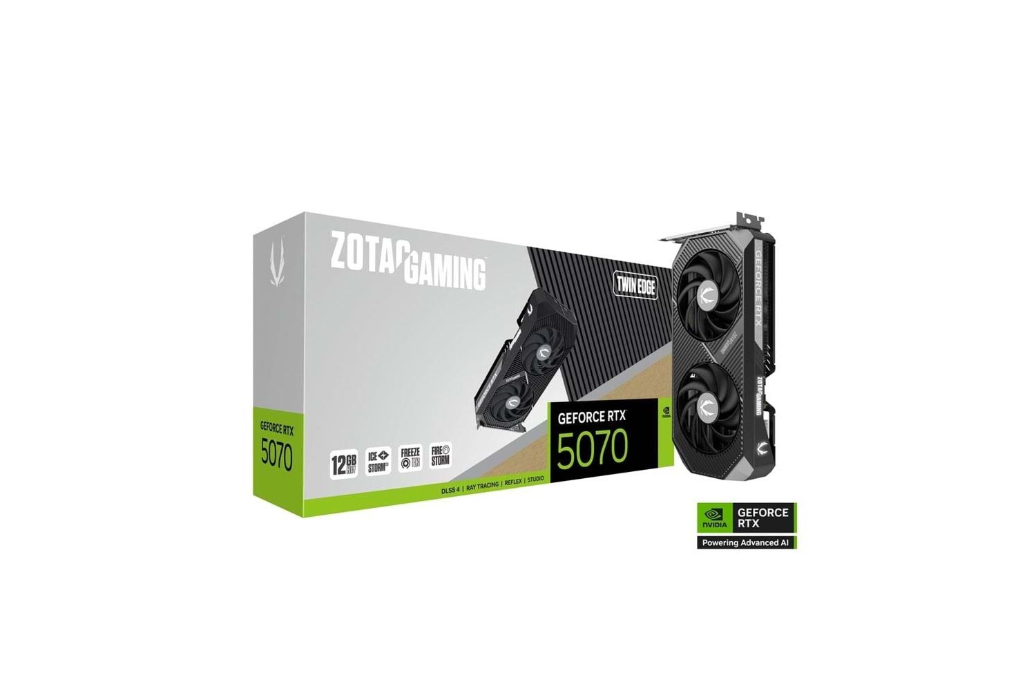 ZOTAC GEFORCE RTX5070 TWİN EDGE 12GB GDDR7 192BİT ÇİFT FANLI EKRAN KARTI