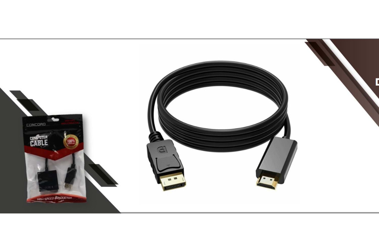 DİSPLAY TO HDMI 1.8M KABLOSU C589