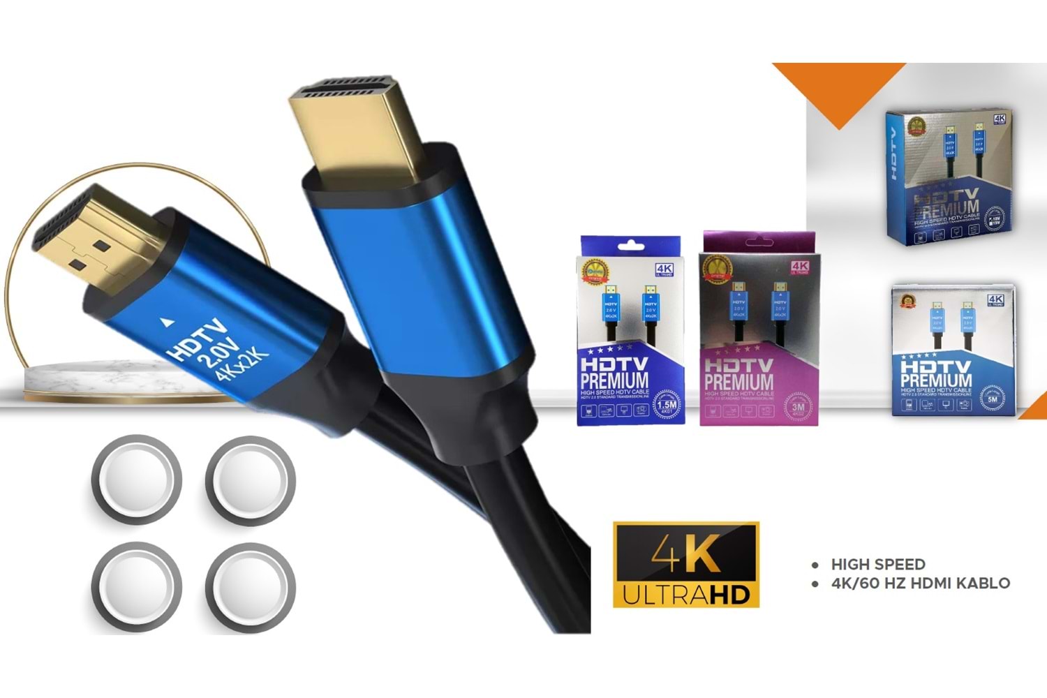 3M. HDMI 4K KABLO C-592