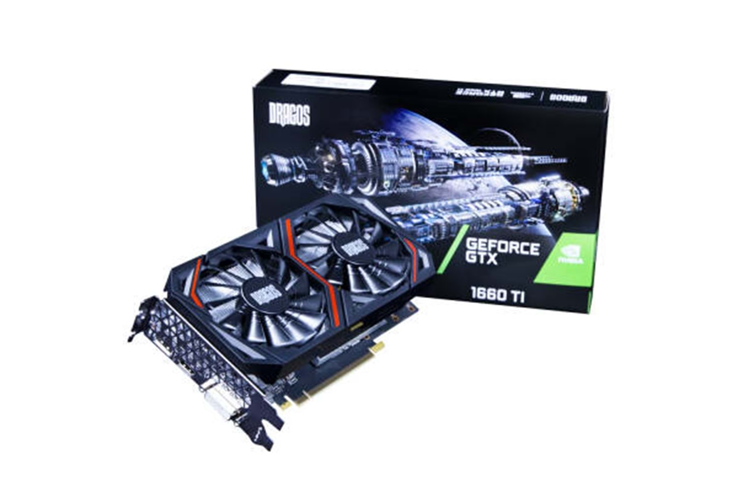 Dragos Cuda GTX1660TI 6GD6 Nvidia GDDR6 192Bit Hdmi.Dvi.Dp Çift Fan 6GB Ekran Kartı(8PİN GÜÇ GİRİŞLİ) (BOX)