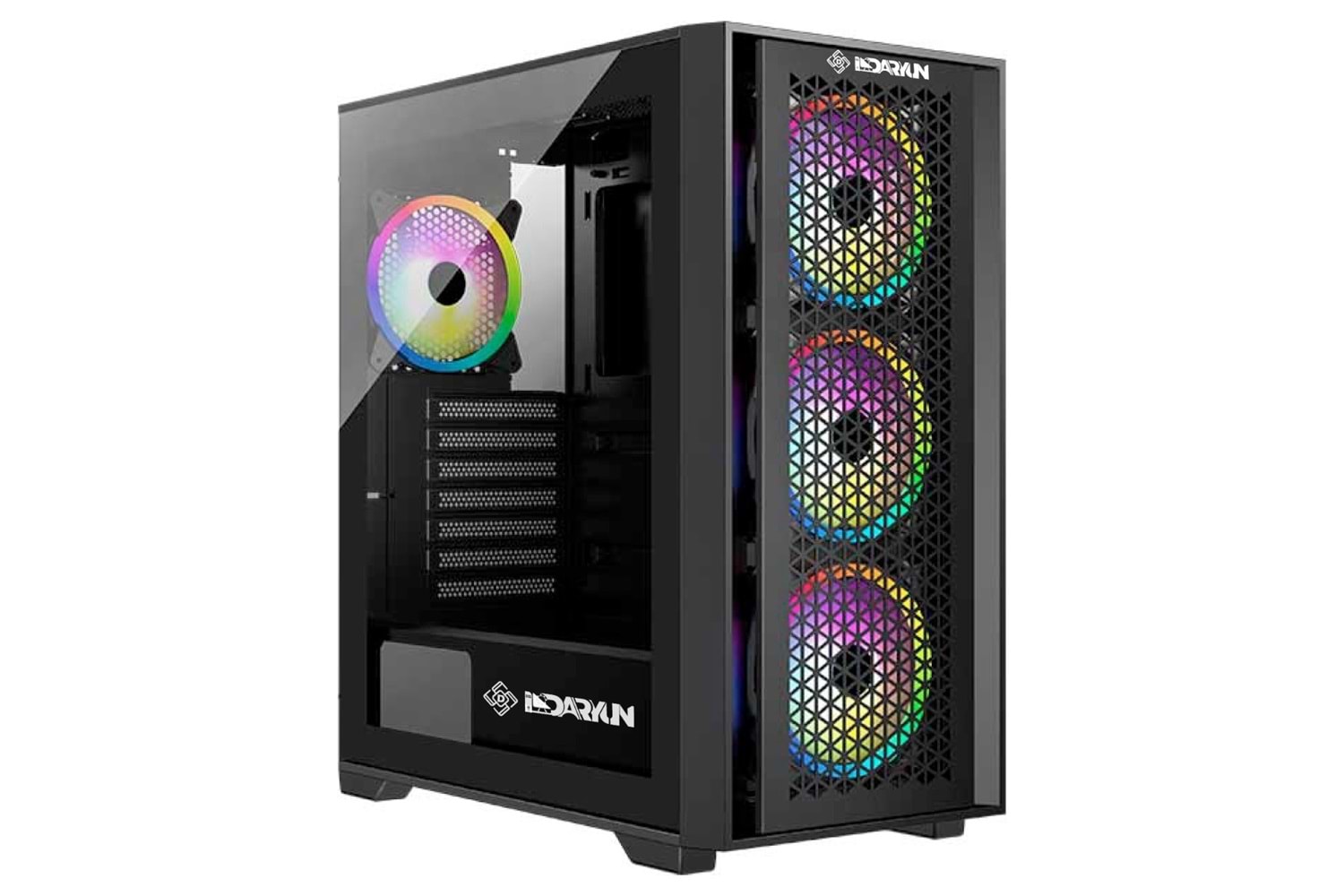 DARYUN NİRSA GAMING PRO 4 x 120 MM BLACK ARGB FANLI BİLGİSAYAR KASASI