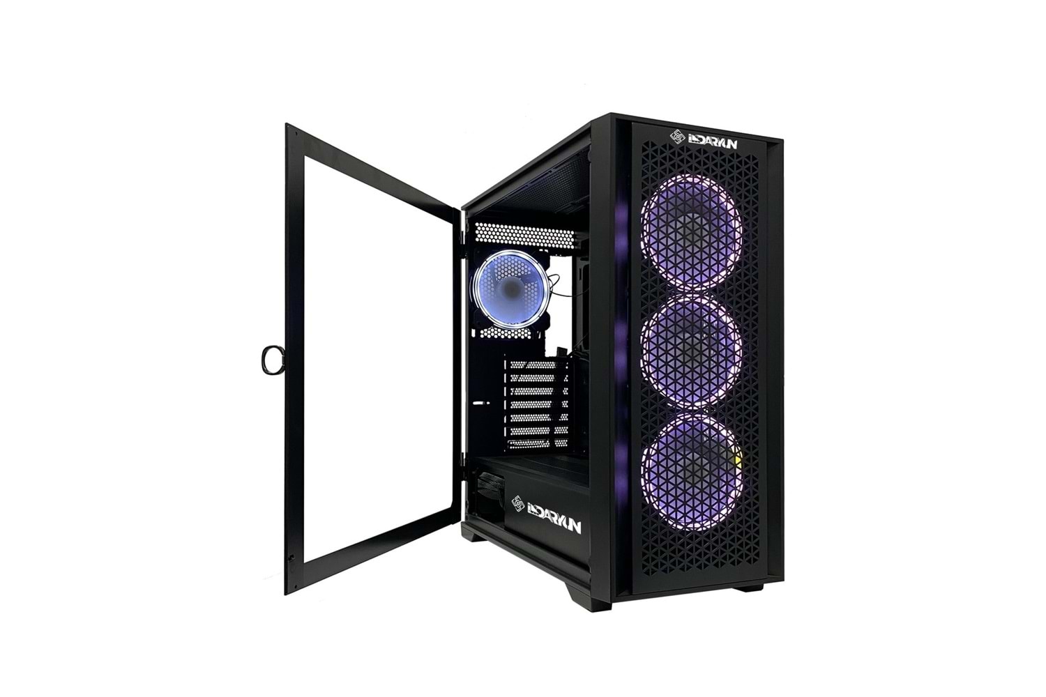 DARYUN NİRSA GAMING PRO 4 x 120 MM BLACK ARGB FANLI BİLGİSAYAR KASASI