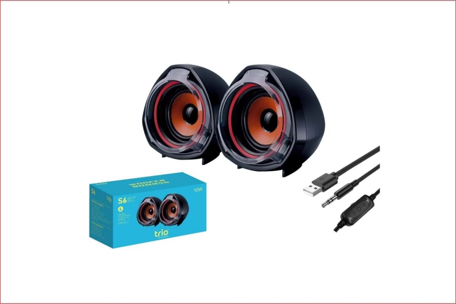 HOPARLÖR 1+1 S6 TRİO