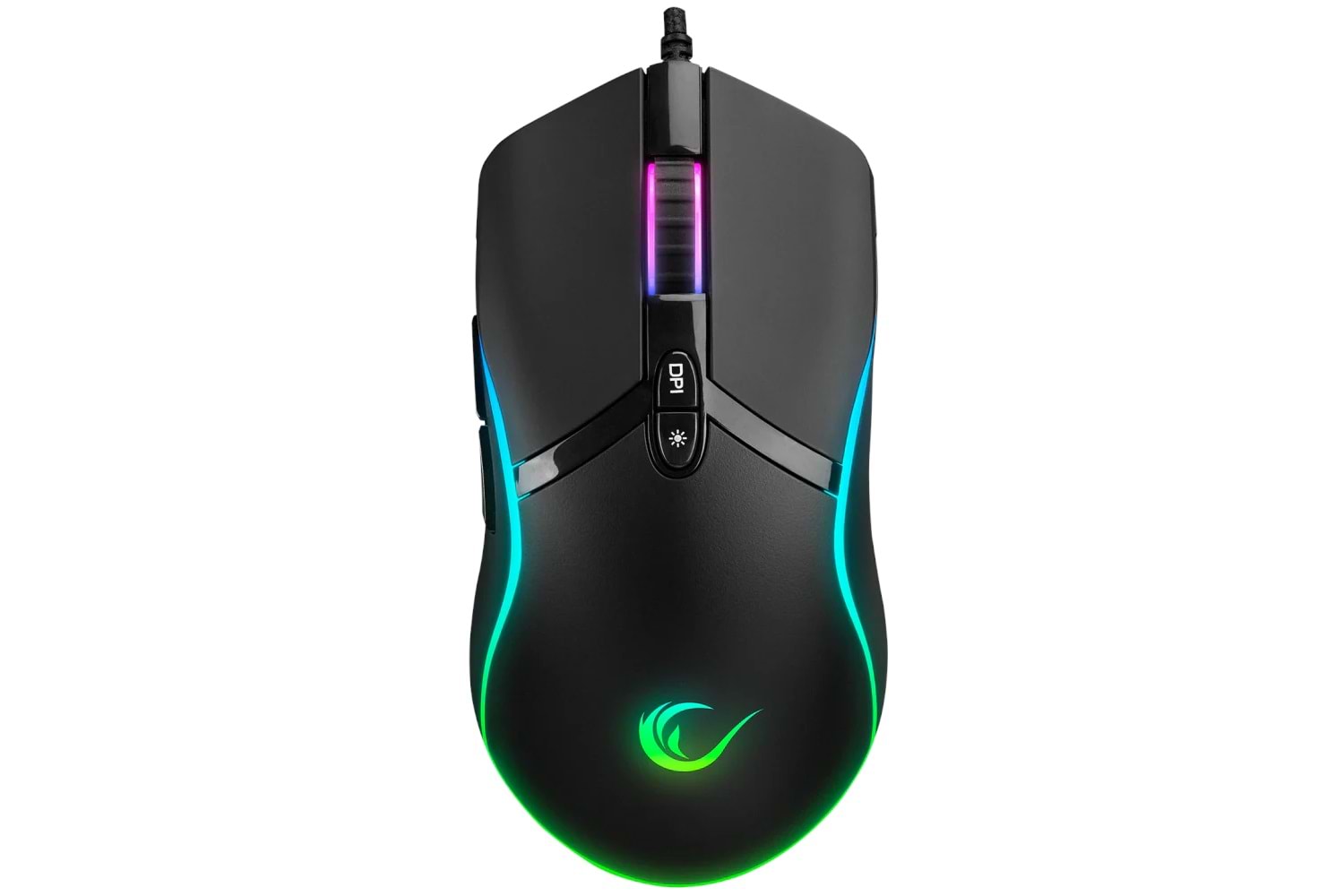 RAMPAGE SMX-R54 VIBE USB SIYAH RGB AYDINLATMALI 6400 DPI GAMING OYUNCU MOUSE