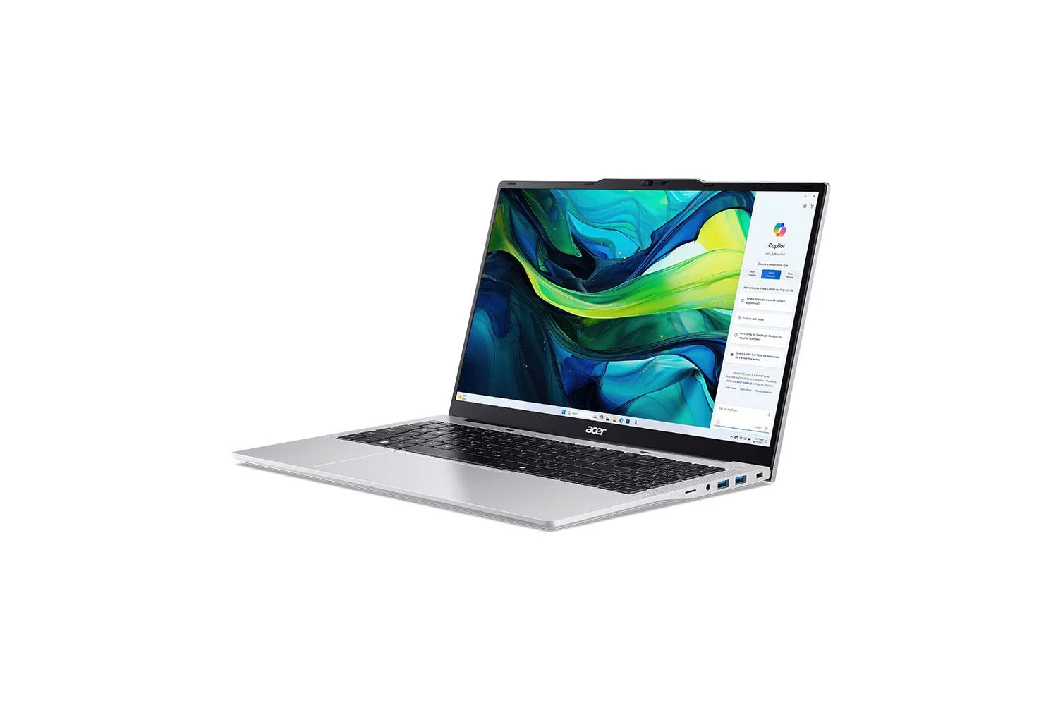 ACER ASPIRE INTEL i5-12450H 8GB DDR5 RAM 512GB M.2 NVME SSD 15.6 FULL HD IPS GUMUS NOTEBOOK