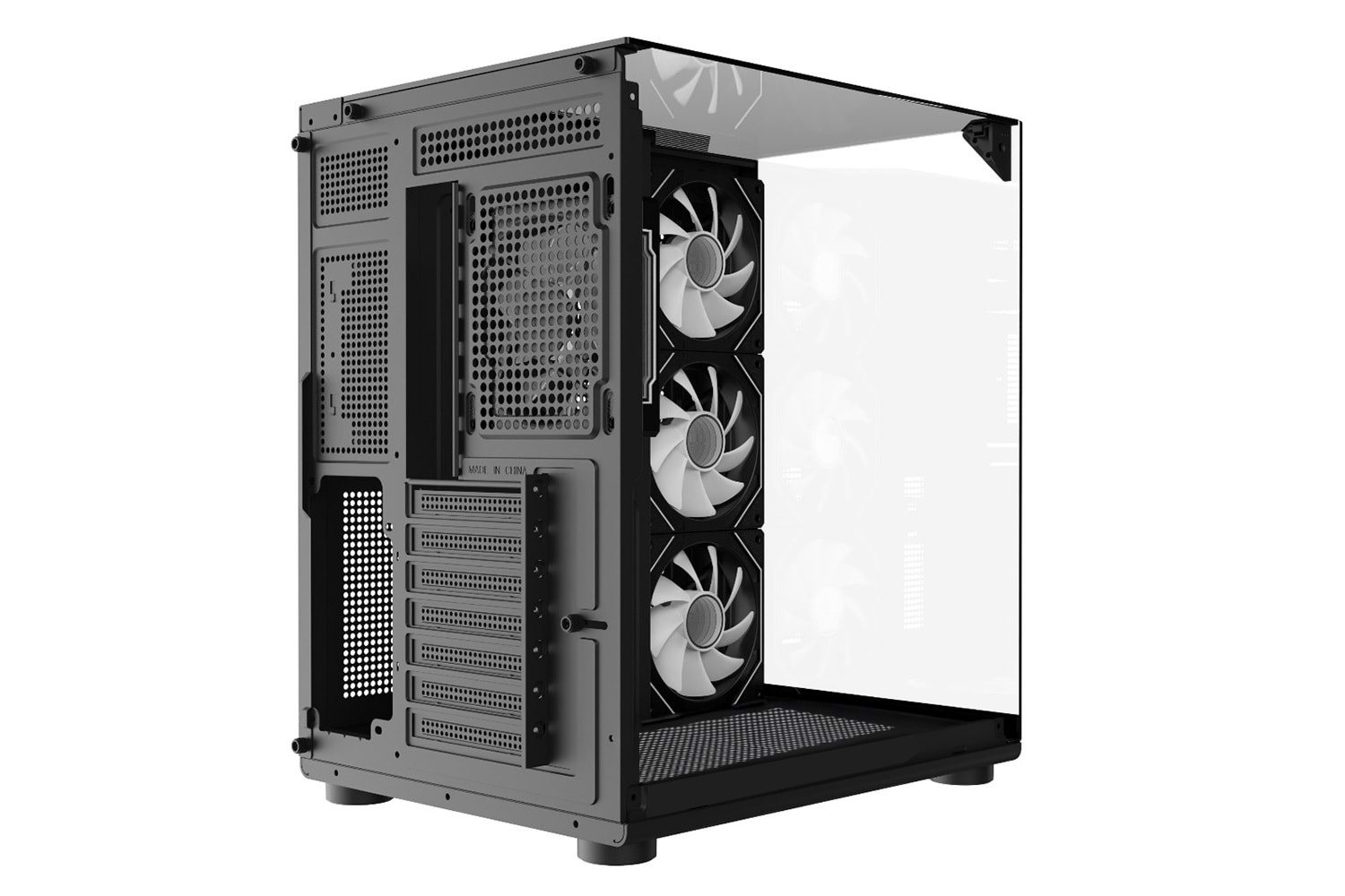 TURBOX AKVARYUM CAM TASARIM 4XARGB FAN 500W PSU USB 3.0 ATX TERAS OYUNCU KASA