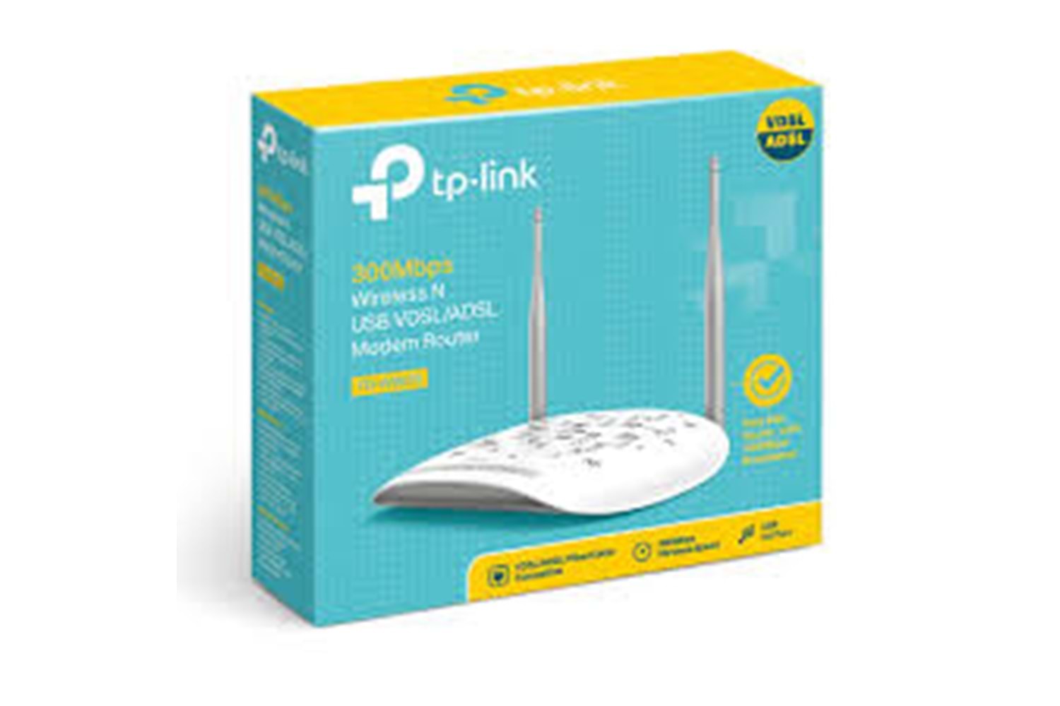 TP-LINK TD-W9970 300MBPS 4 PORT VDSL2/ADSL2+ MODEM ROUTER