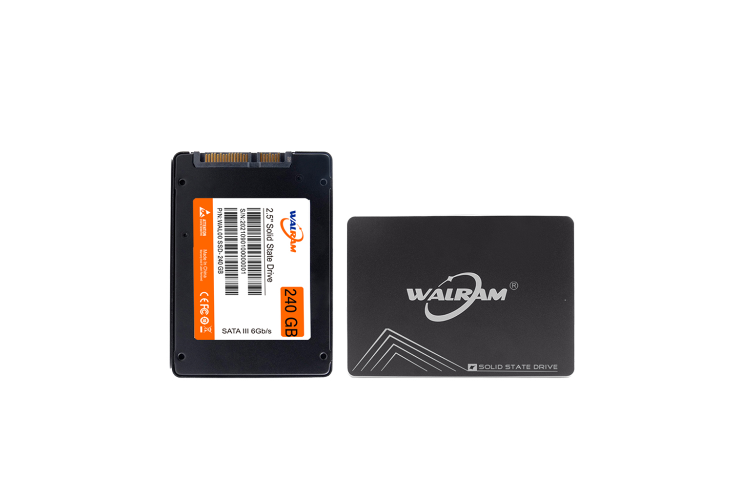 WALRAM 240GB 560/500 MBS OKUMA YAZMA HIZI SATA3 3D TLC NAND SSD DISK