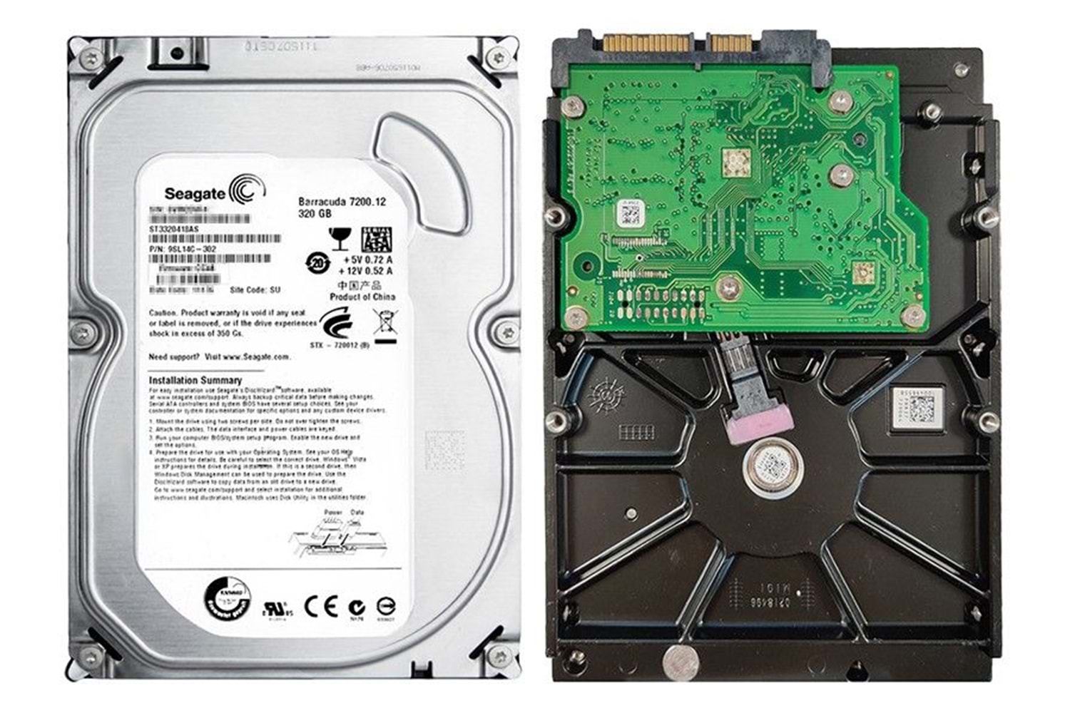 320 GB SEAGATE BARRACUDA ST3320418AS SATA 2.0 7200 RPM 3.5