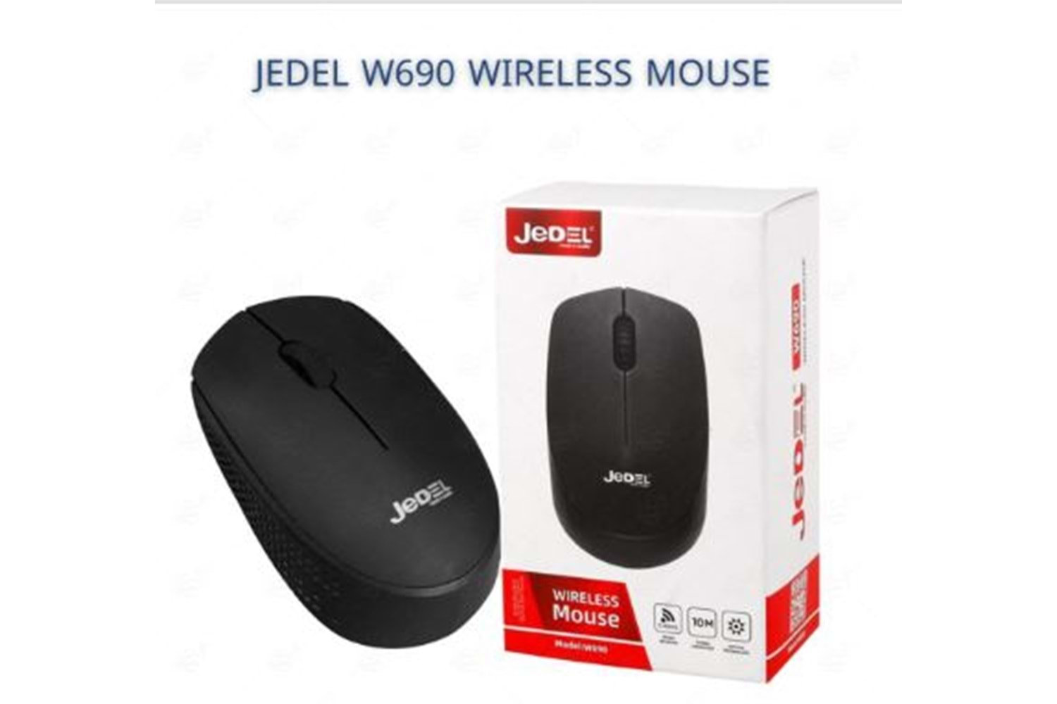JEDEL W690 Renkli Kablosuz 2.4 GHZ. 10M. Optik Mouse