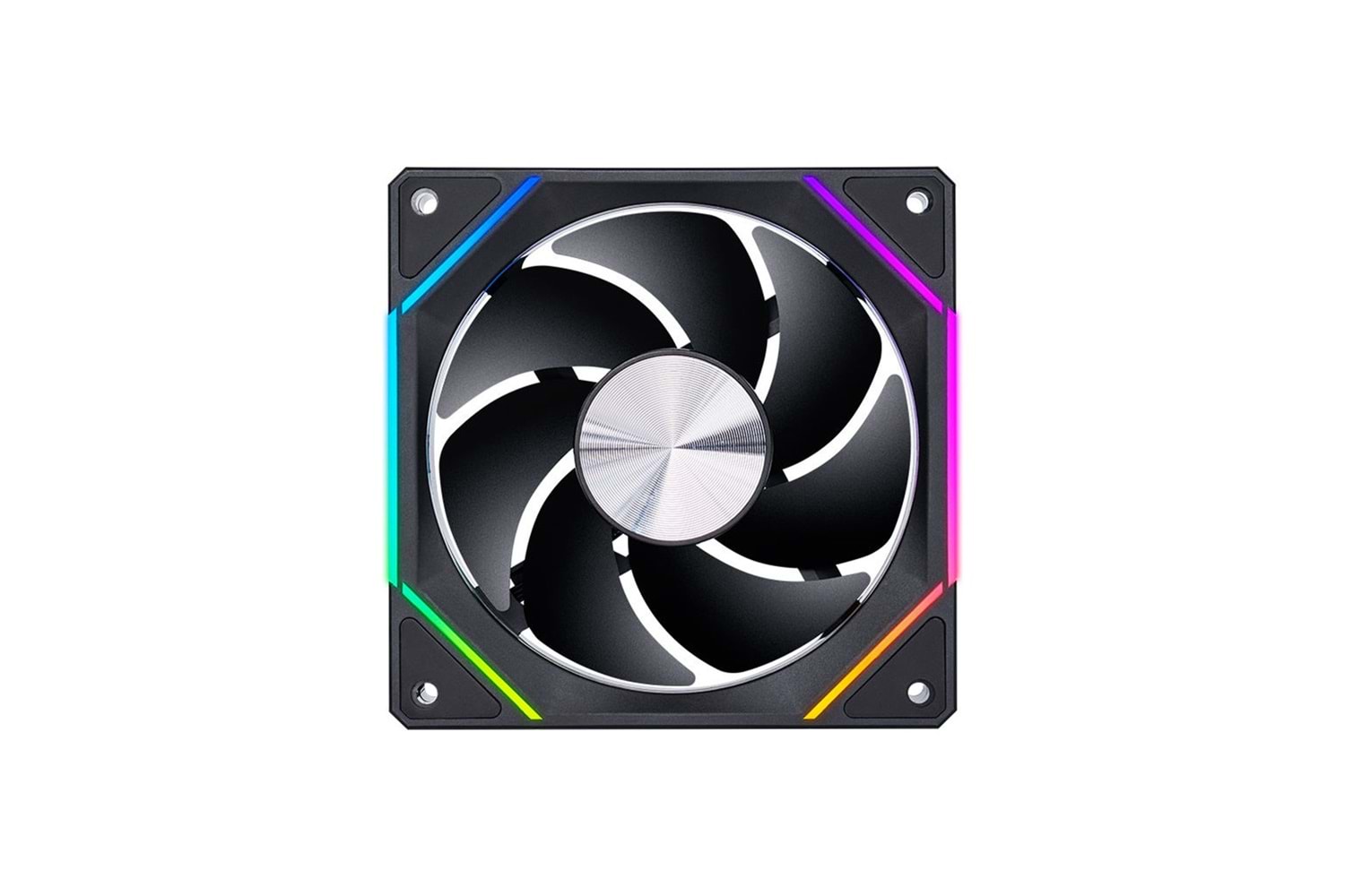 DRAGOSS LS300 V2 120MM ARGB 2000RPM, Kontrolcü, Kumanda PWM 4X SET SİYAH KASA FANI