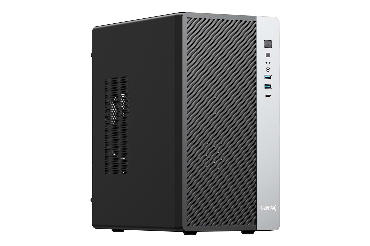 TURBOX CORE 250W PSU 1X TYPE-C + 1X USB 3.0 1X USB 2.0 KURUMSAL OFİS BİLGİSAYAR KASASI