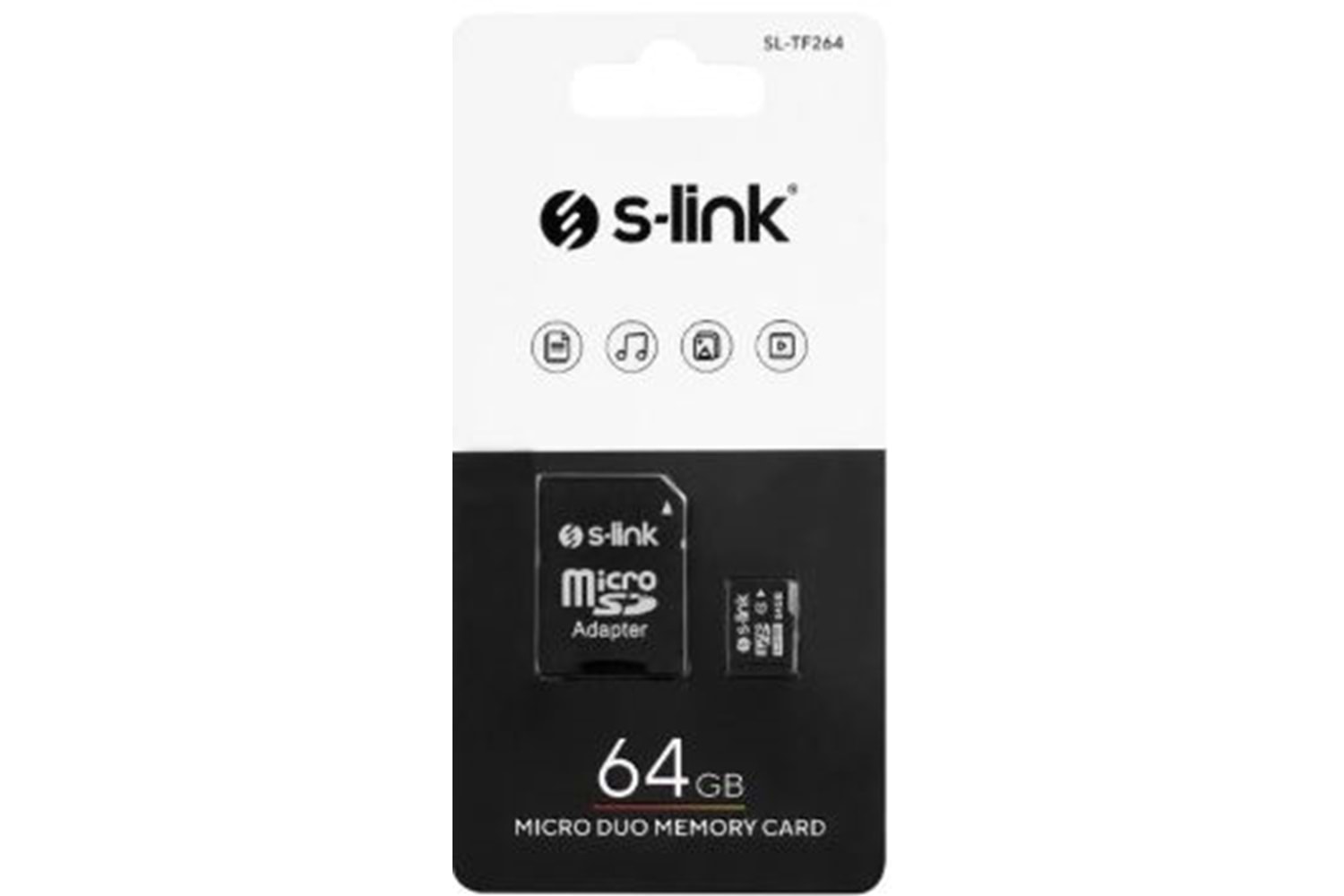 S-LİNK SL-TF264 64GB MİCRO SD HAFIZA KARTI