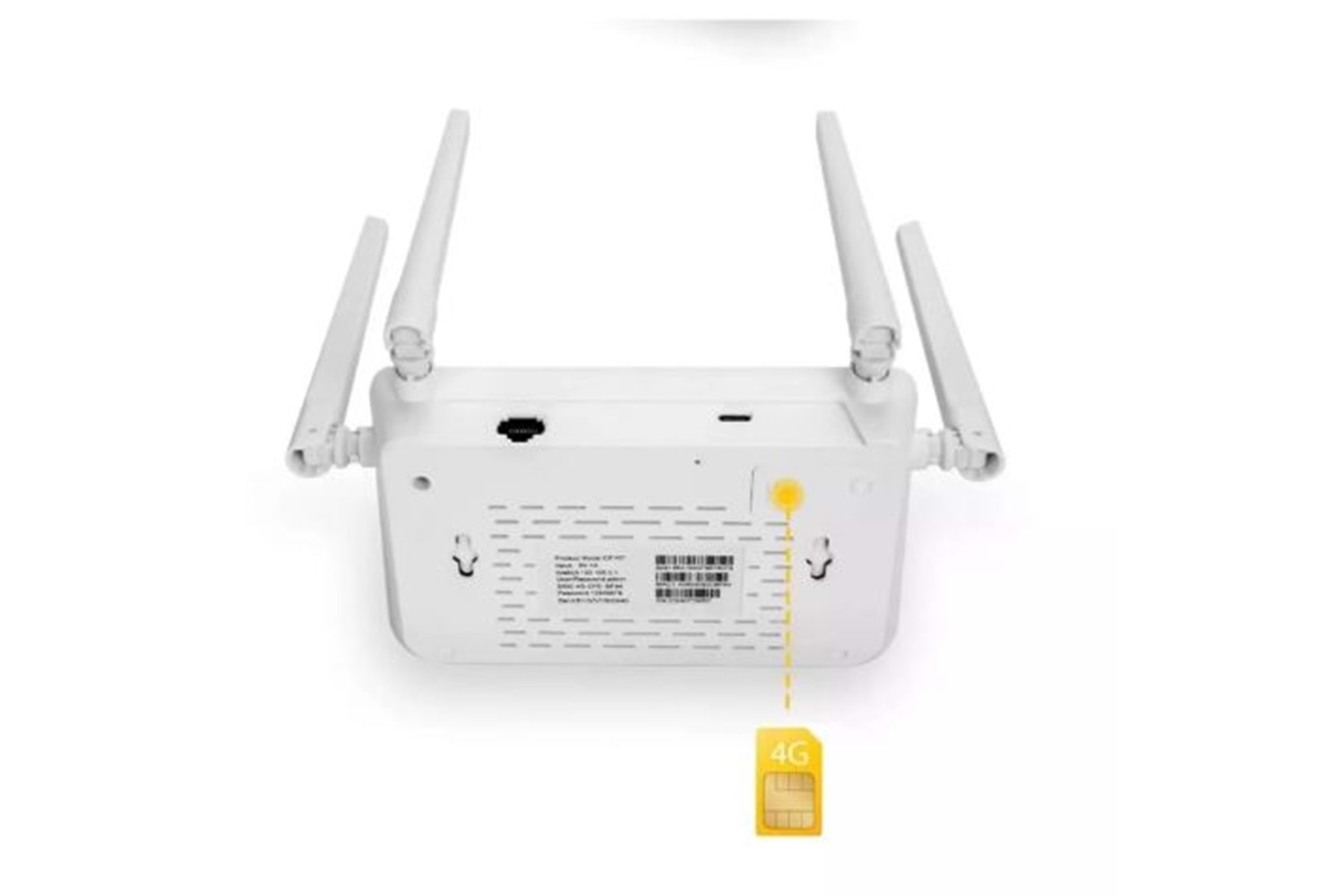 PARS PRS-CP14G SİM KARTLI 4G KABLOSUZ 4 ANTENLİ YÖNLENİDİRCİ WİFİ 6+300 MBPS MODEM ROUTER