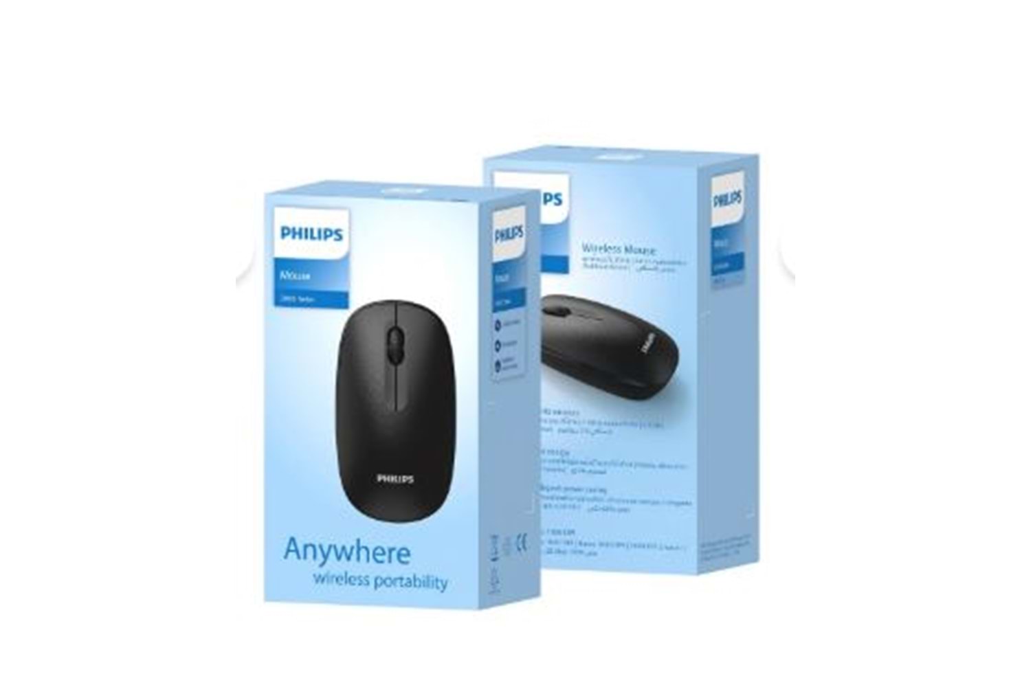 PHILIPS KABLOSUZ OPTİK MOUSE SPK7318B SİYAH 1600DPI