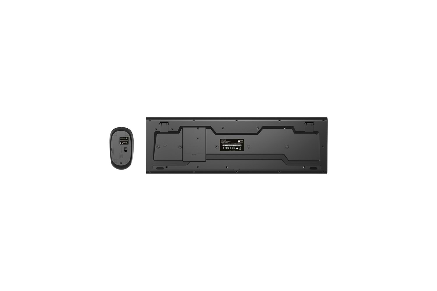 LENOVO LECOO KW200 Kablosuz Türkçe Q Klavye & Mouse Set Siyah
