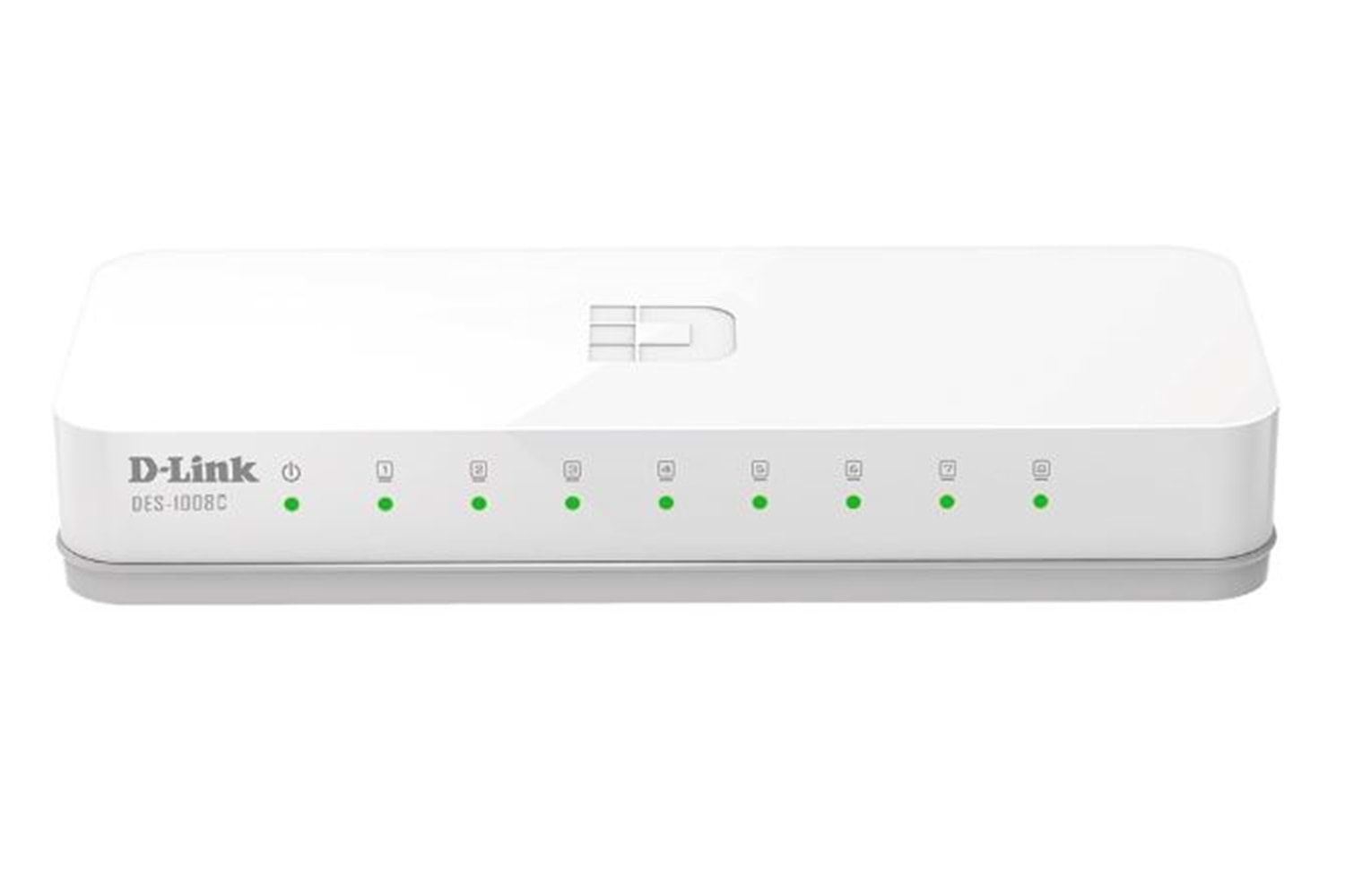 D-LINK DL-DES-1008C/E 8 PORT 10/100BASE-TYÖNETİLEMEYENSWITCH (PLASTİK KASA)