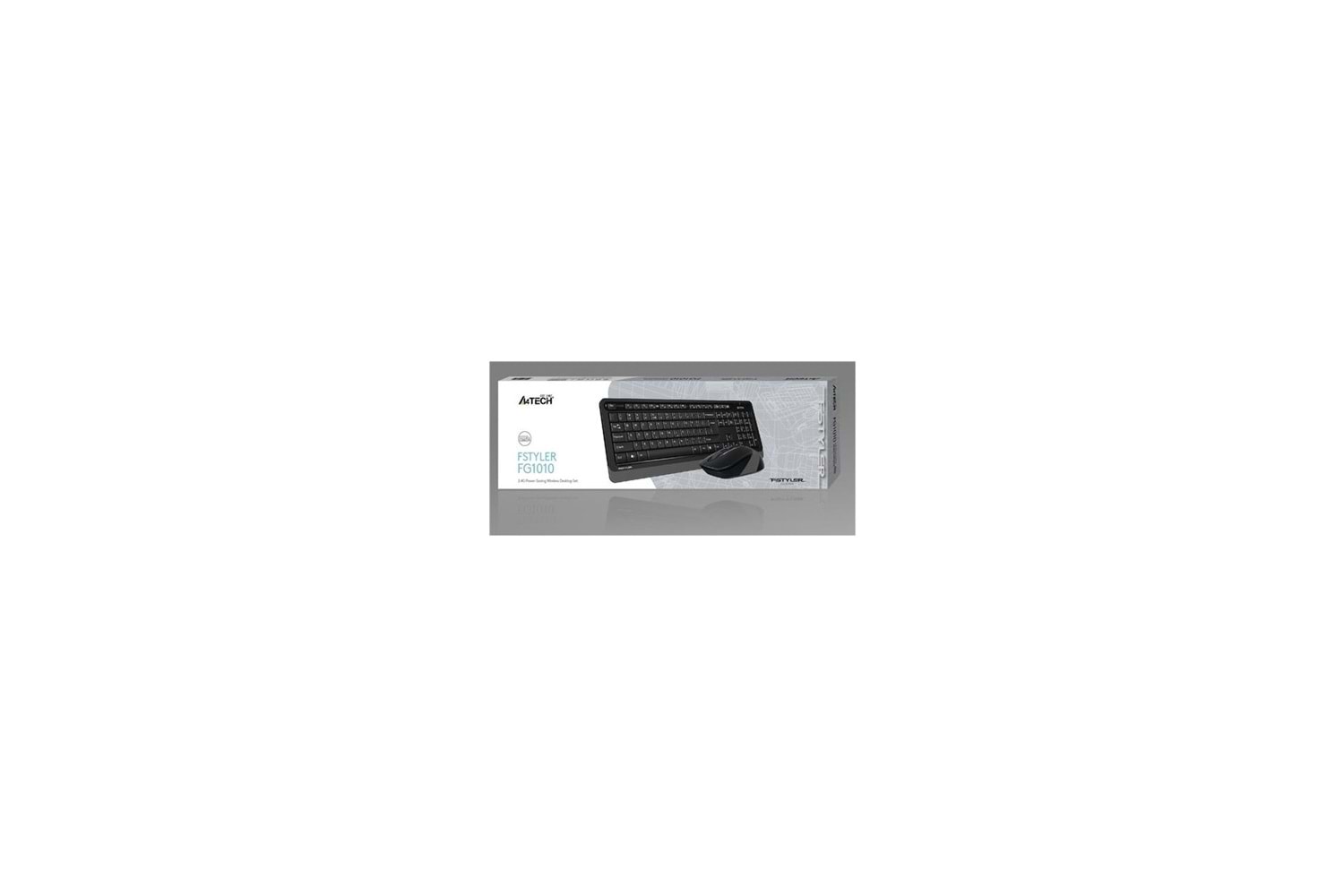 A4 TECH FG1010 Q GRİ 2.4GHZ KABLOSUZ USB MULTIMEDIA KLAVYE+MOUSE SET