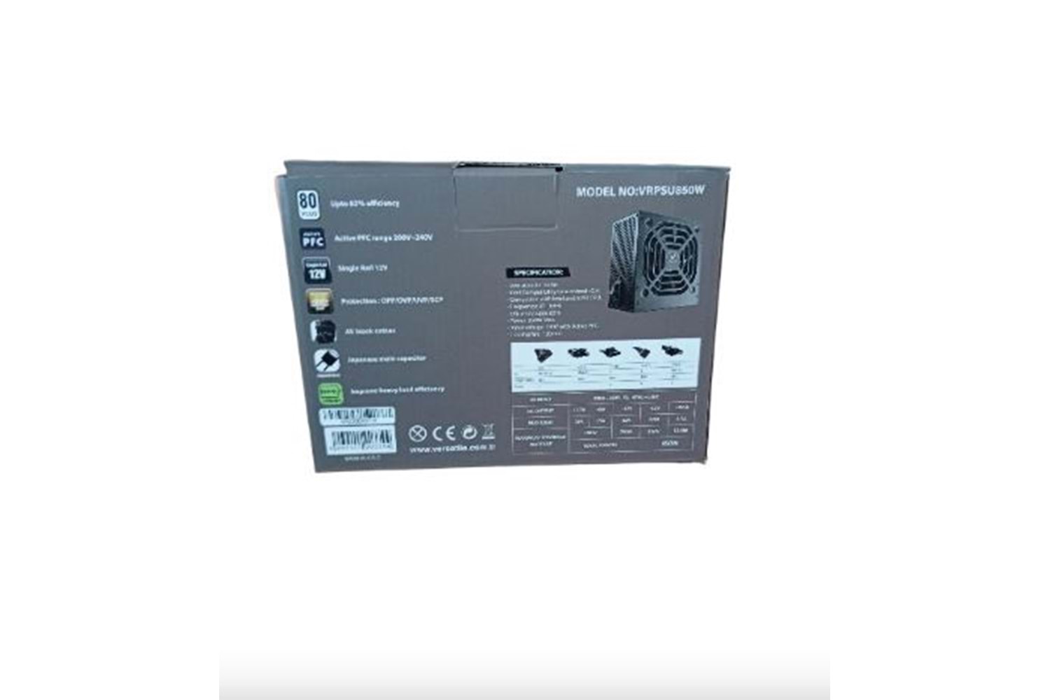 VERSATILE 850W 80+VRPSU850W POWER SUPPLY
