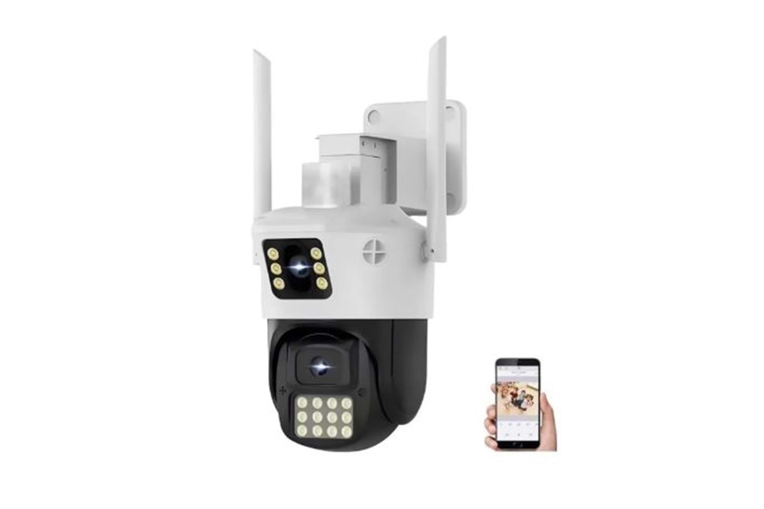 TRIO TR-WX239 PTZ WIFI P39 DUAL 2 LENS 802.11b/g/n 2.4GHz