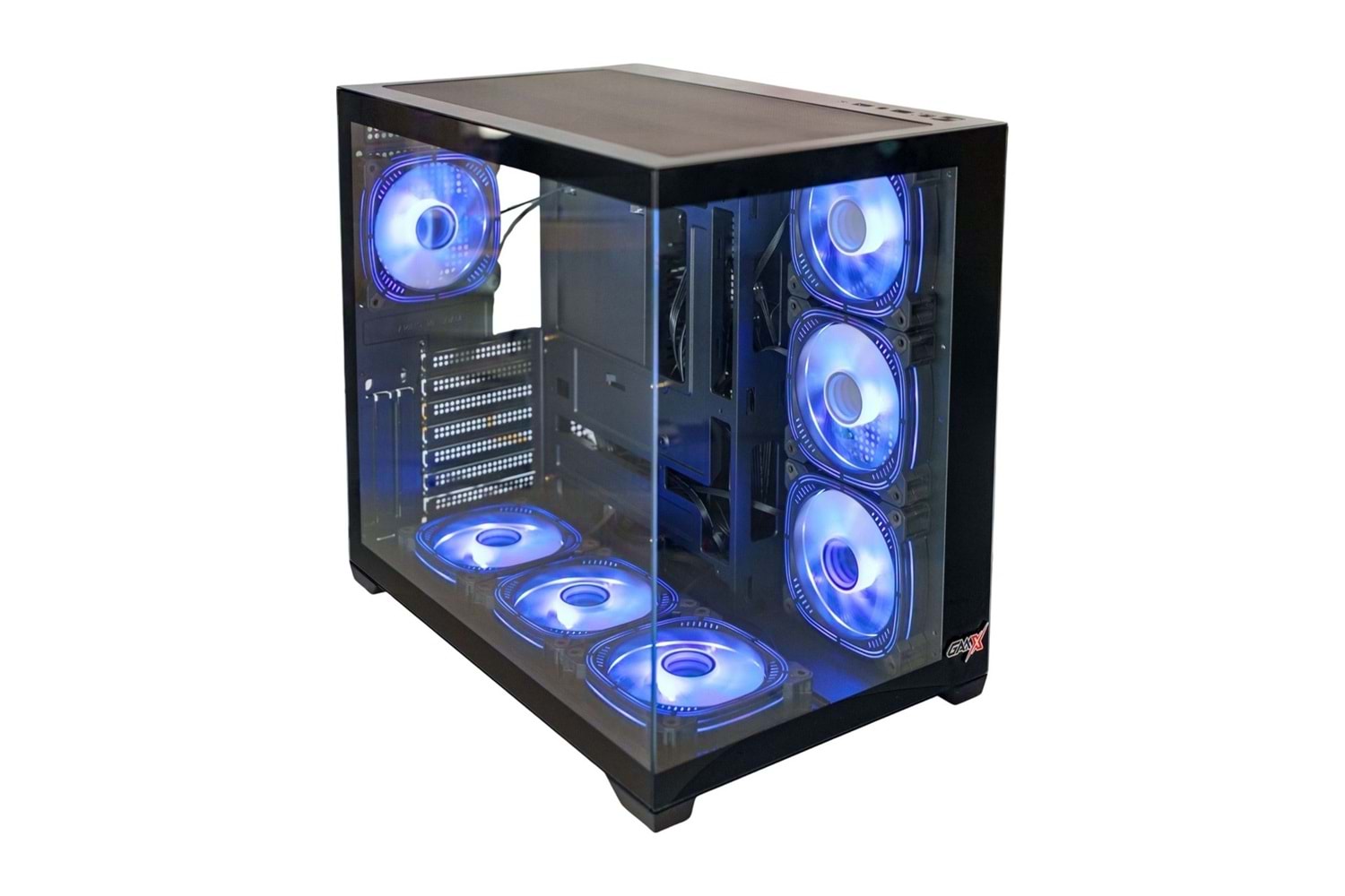 GAMX PUNCHER 7X12 RGB 600W 80 + BRONZE KUMANDALI CAM AKVARYUM KASA