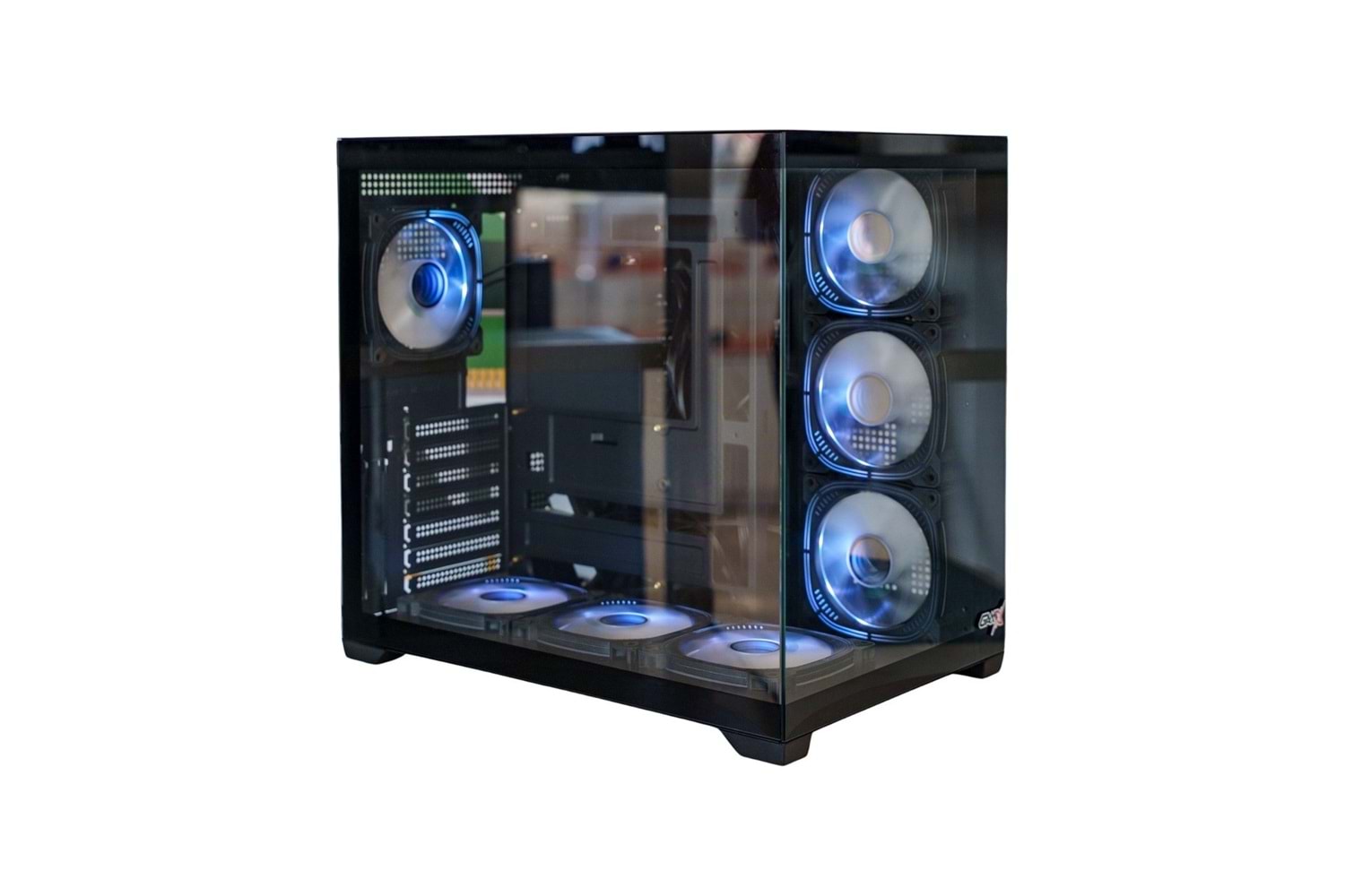 GAMX PUNCHER 7X12 RGB 600W 80 + BRONZE KUMANDALI CAM AKVARYUM KASA