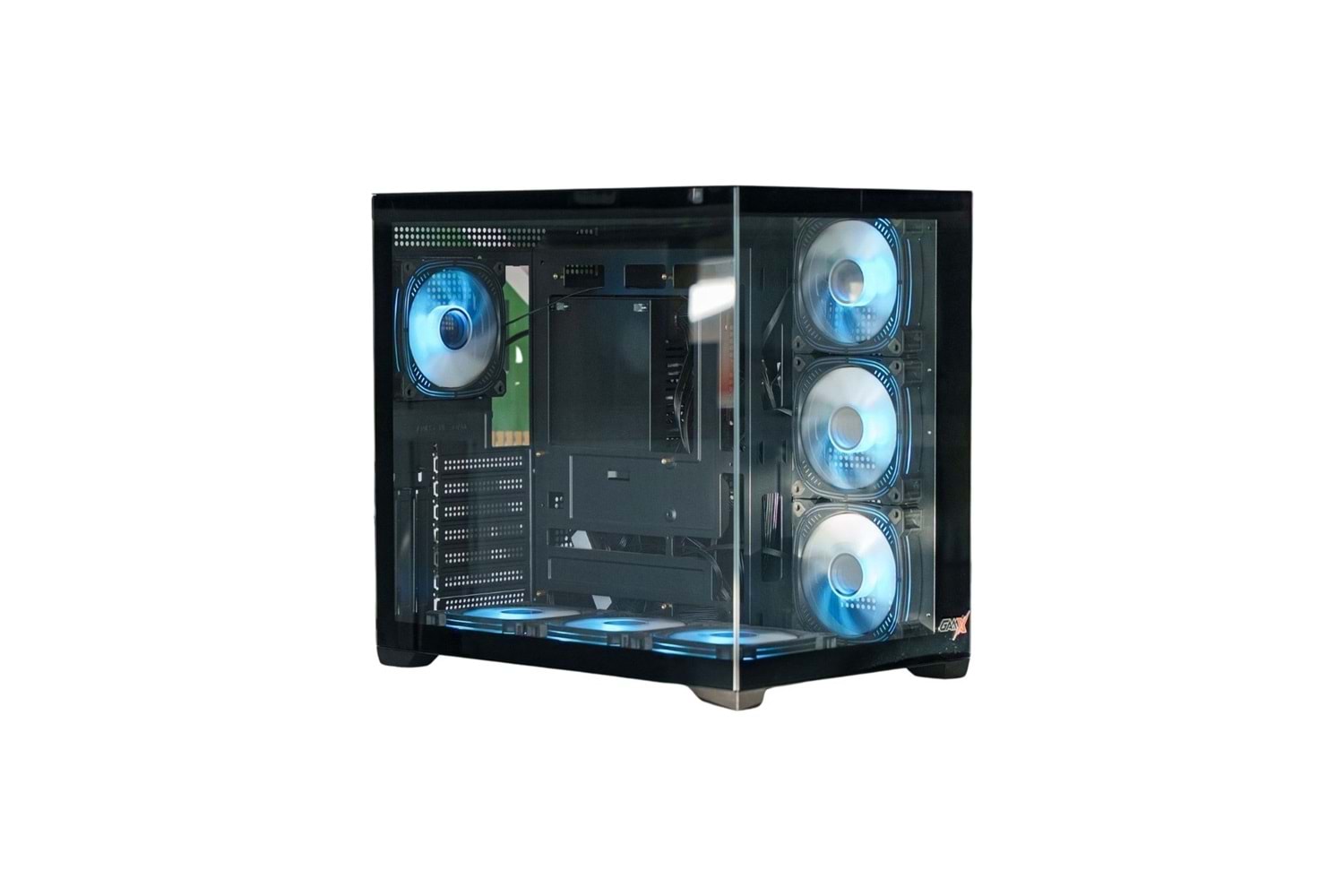 GAMX PUNCHER 7X12 RGB 600W 80 + BRONZE KUMANDALI CAM AKVARYUM KASA