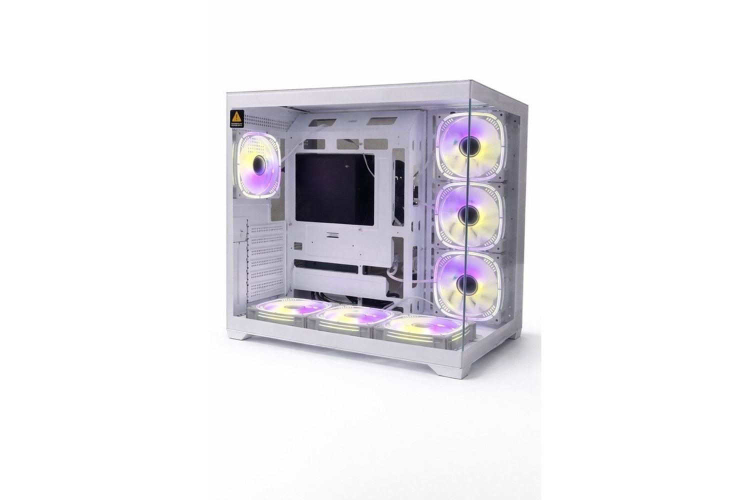 ZEİRON 7X12 RGB 600W 80 + BRONZE KUMANDALI BEYAZ CAM AKVARYUM KASA