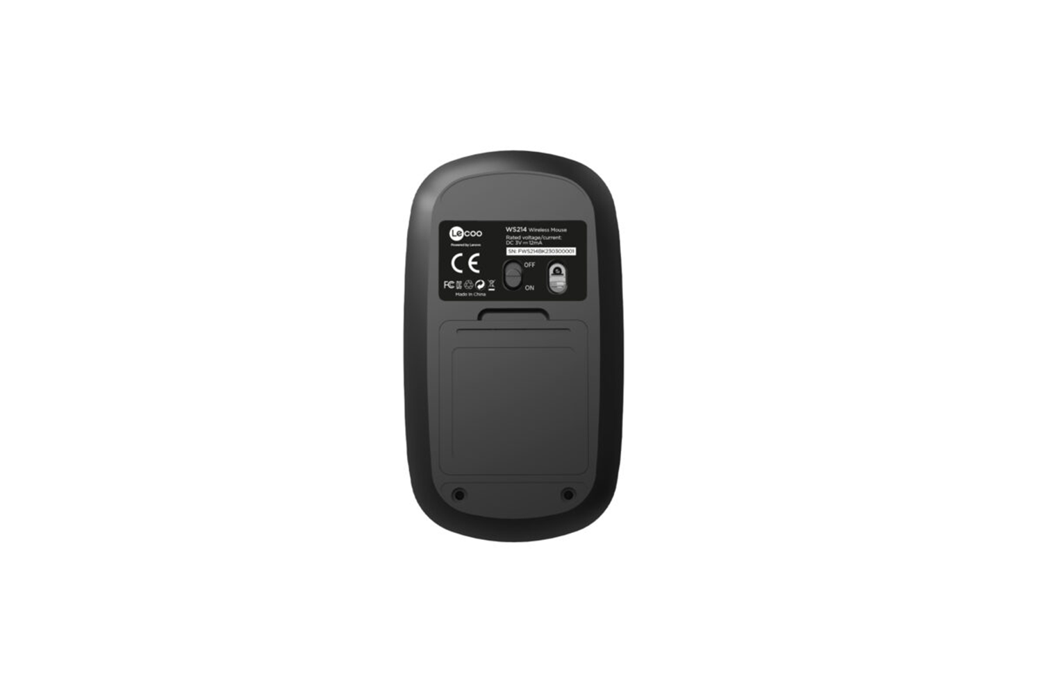 LENOVO LECOO WS214 1200DPI 3 TUŞLU KABLOSUZ MOUSE (SİYAH RENK)