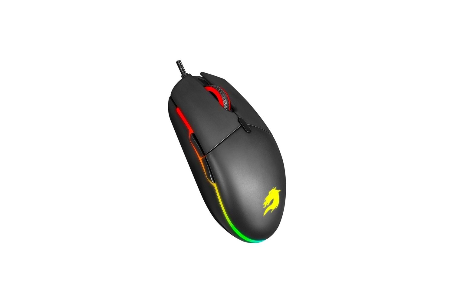 GameBooster USB RGB Led Aydınlatmalı 3200dpi Gaming Optic Siyah Mouse