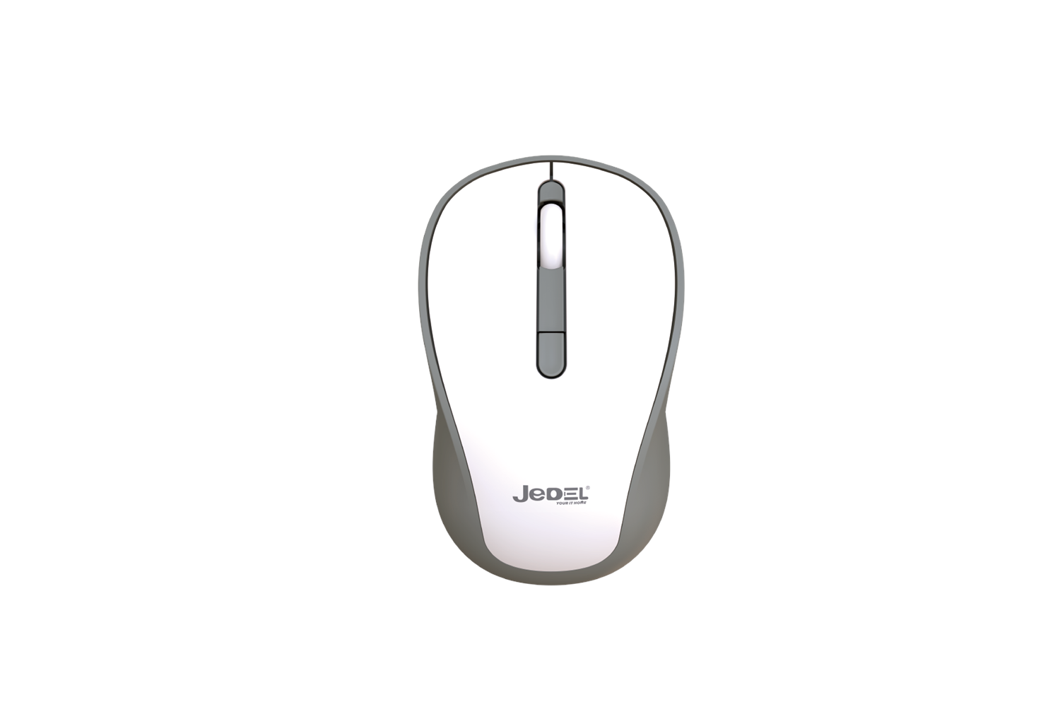 JEDEL YUMUŞAK TUŞLU BT+ 2.4GHZ USB DUAL MODE KABLOSUZ KLAVYE MOUSE SET( GRİ-BEYAZ )