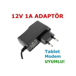 12 Volt 1 Amper 5.5*2,5 KUTULU