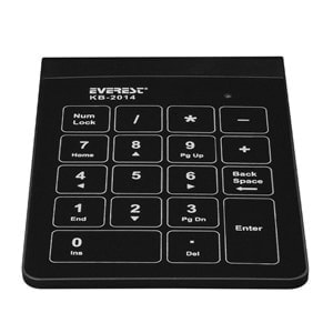 Everest KB-2014 USB Dokunmatik Numerik Standart Klavye ( SİYAH )