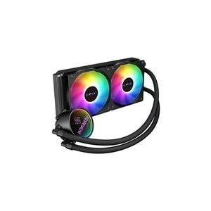 DARYUN 240MM 2X120MM ARGB FANLI SIVI SOĞUTMA SİSTEMİ (SİYAH )