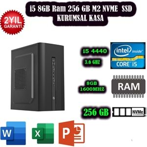 i5 4440 8GB Ram 256GB SSD Masaüstü Ev Ofis Bilgisayarı