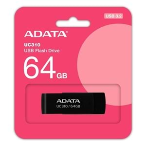 ADATA UC310 64GB USB 3.2 FLASH DİSK ( SİYAH)