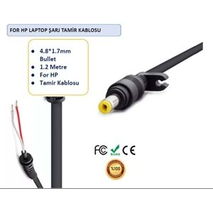 DC KABLO 4.8*1.7 HP ADAPTÖR TAMİR KABLOSU DC11