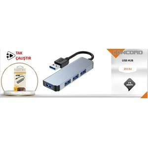 USB ÇOĞALTICI 4 İN 1 USB 3.0 & 2.0 HUB BYL-2013U