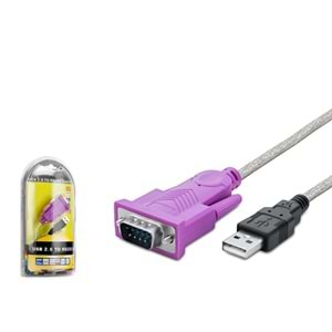 USB TO RS232 KABLO 1,5M AS 1025 HADRON ÇEVİRİCİ