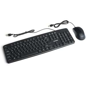 KABLOLU F KLAVYE MOUSE SET DARK 1040F