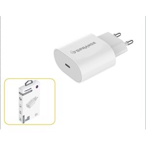 SPRANGE PT18 18W -23W Max. USB-C PD Şarj Başlık CHARGER